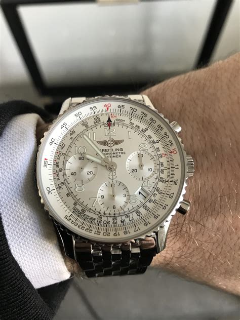 breitling navitimer white day meter|Breitling Navitimer revolver.